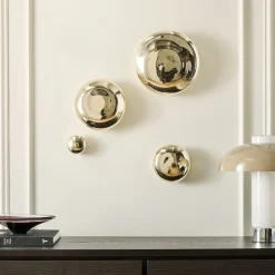 Mercury Glass Orb Wall Art