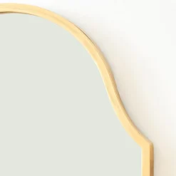 Metal Arch Shelf Mirror