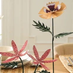 Metal Flower Objects