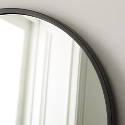 Metal Frame Arched Floor Mirror