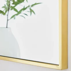 Metal Frame Arched Wall Mirror