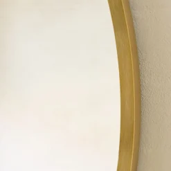 Metal Frame Round Wall Mirror