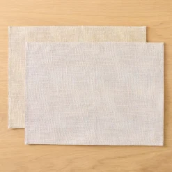 Metallic Foil Linens Placemat Sets