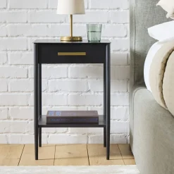 Metalwork Mini Nightstand (16")