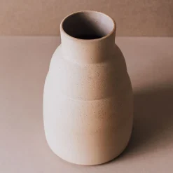 Mexican Handcrafted Ceramic Vase - Chubby