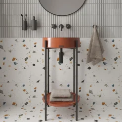 Miami Round Handmade Vessel Sink & Console