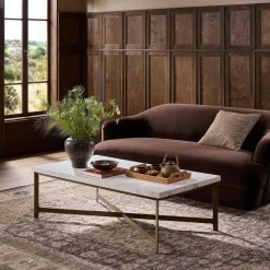Michael Marble Coffee Table (55")