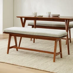 Mid-Century A-Frame Dining Bench Cushion (52")