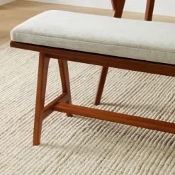 Mid-Century A-Frame Dining Bench Cushion (52")