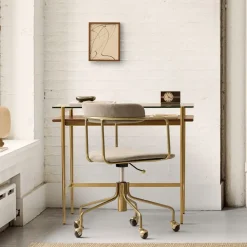 Mid-Century Art Display Mini Desk (36")