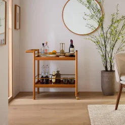 Mid-Century Bar Cart (32")