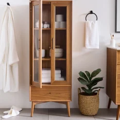 Mid-Century Bathroom Pharmacy Cabinet (60")