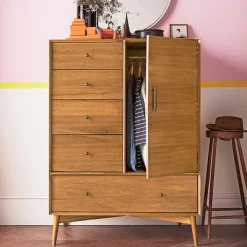 Mid-Century Chifforobe (40") - Acorn