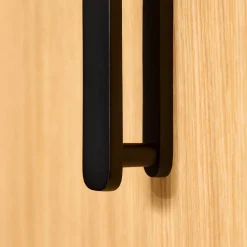 Mid-Century Contour Metal Door Knocker