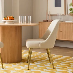 Mid-Century Dining Chair - Metal Legs