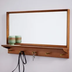 Mid-Century Entryway Wall Mirror