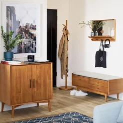 Mid-Century Entryway Wall Mirror