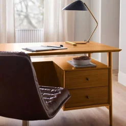 Mid-Century Executive Desk (74")
