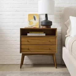 Mid-Century Grand Nightstand (28")