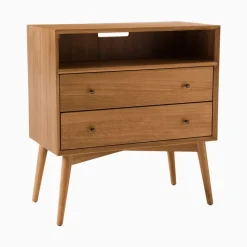 Mid-Century Grand Nightstand (28")