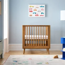 Mid-Century 5-in-1 Convertible Mini Crib
