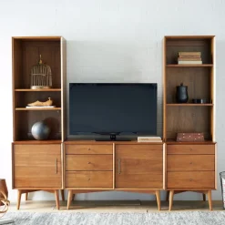Mid-Century Media 5-Piece Set (81") - Acorn