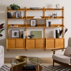 Mid-Century Modular Storage Bookshelf