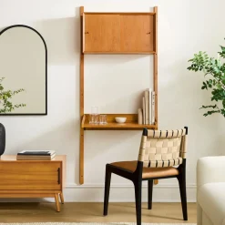 Mid-Century Modular Storage Wall Desk (31")