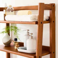 Mid-Century Over-The-Toilet Shelf