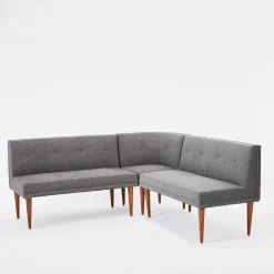 Mid-Century 3-Piece Banquette - Large
