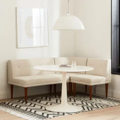 Mid-Century 3-Piece Banquette - Small