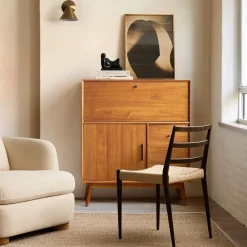Mid-Century Secretary Desk (38")