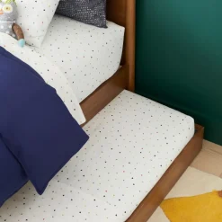 Mid-Century Twin Bed & Trundle