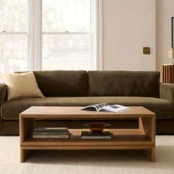 Miles Waterfall Coffee Table (44")