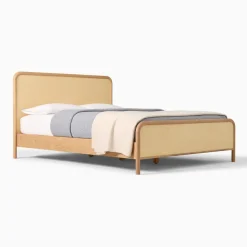 Miles Woven Rattan Bed