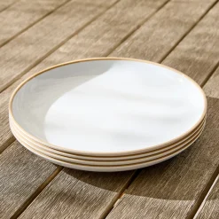 Mill Melamine Outdoor Dinner Plate Sets