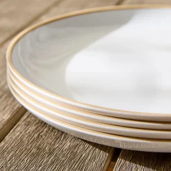 Mill Melamine Outdoor Dinner Plate Sets