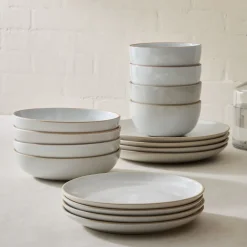 Mill Stoneware Dinnerware (Set of 16)