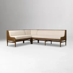 Mireva L-Shaped Dining Banquette (75"–113")