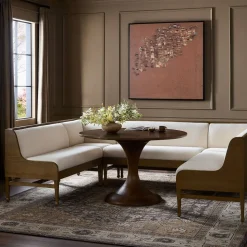 Mireva U-Shaped Dining Banquette (101"–129")