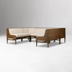 Mireva U-Shaped Dining Banquette (101"–129")