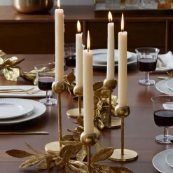 Modern Brass Metal Candleholders