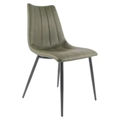 Modern Channeled Back Dining Chair (Set of 2)