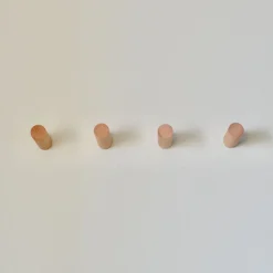 Modern Home by Bellver Wooden Peg Wall Hooks - Set of 4