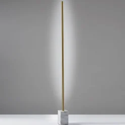 Modern LED Marble Floor Lamp (65")