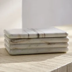 Modern Marble Rectangle Decorative Box
