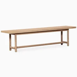 Modern Oak Dining Bench (75")