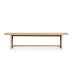 Modern Oak Dining Bench (75")