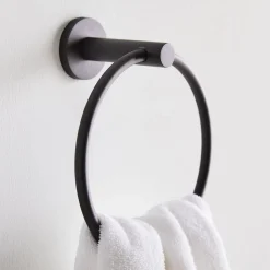 Modern Overhang Bathroom Hardware – Dark Bronze