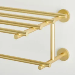 Modern Overhang Bathroom Rail Shelf